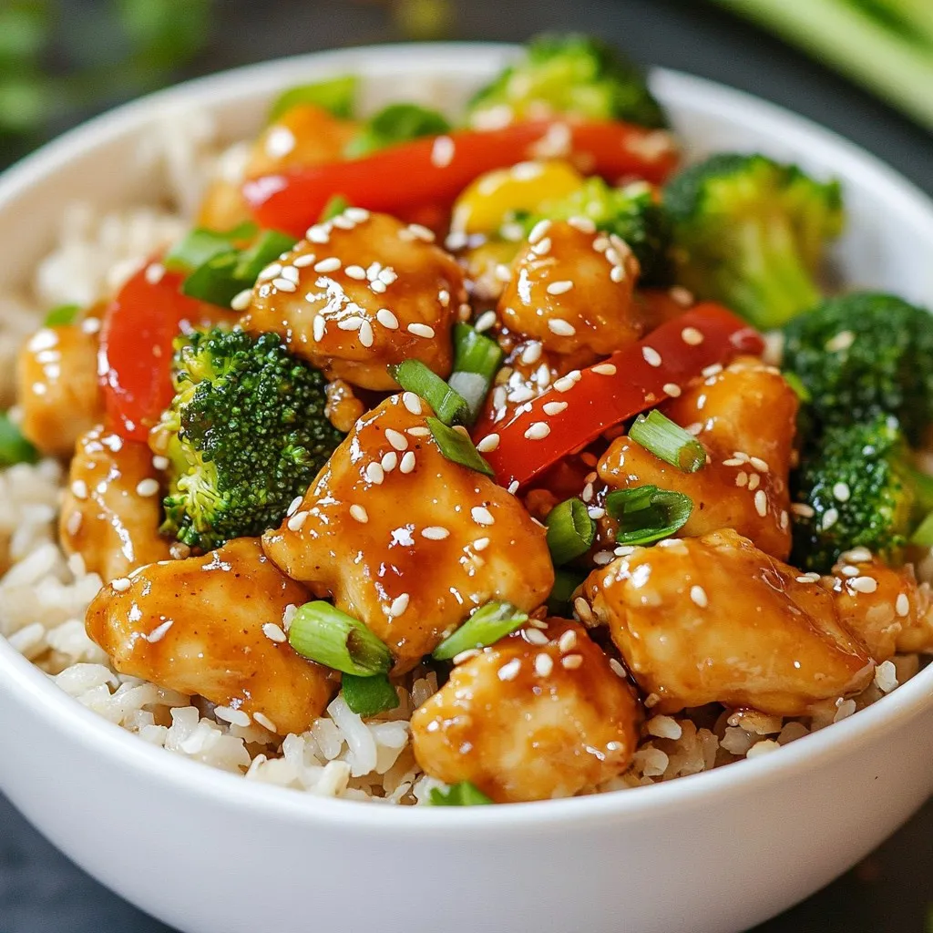 Healthy Sesame Chicken Easy and Delicious Recipe