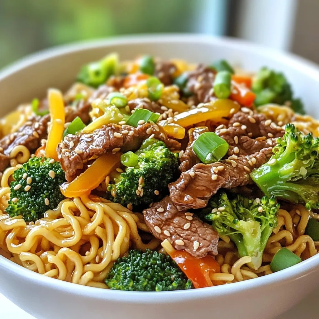 Beef &#038; Broccoli Ramen Stir Fry Quick and Flavorful Meal