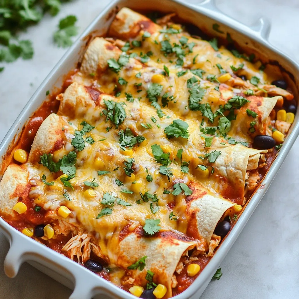 Healthy Chicken Enchiladas Flavorful and Nutritious Meal