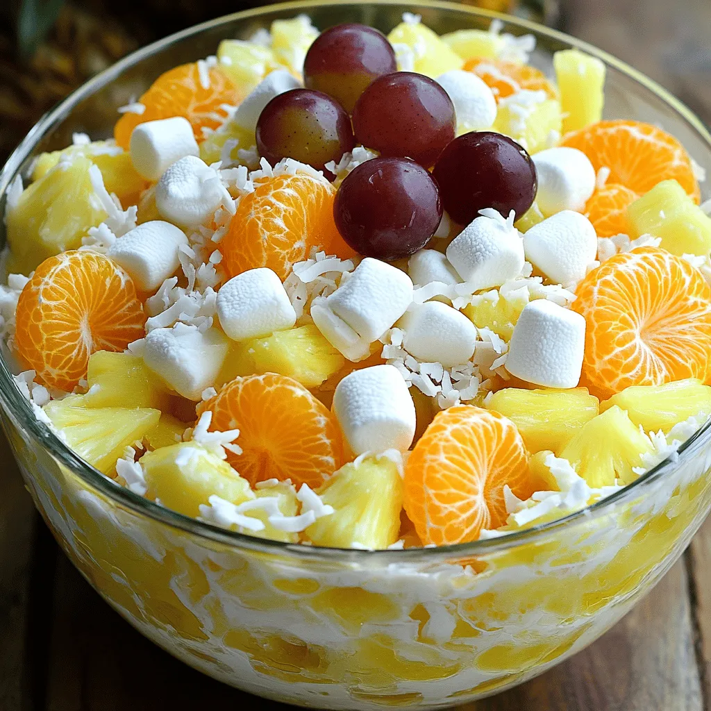 Classic Ambrosia Salad Flavorful and Simple Recipe
