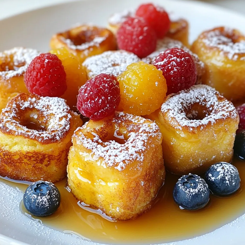 Cinnamon Roll French Toast Bites Tasty Breakfast Treat