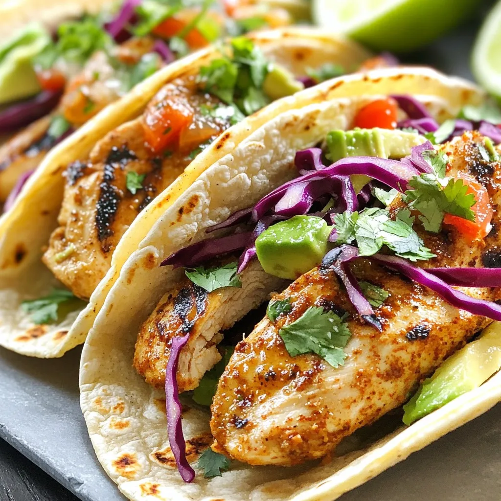 Chicken Street Tacos Flavorful and Simple Recipe