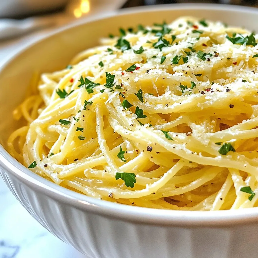 One-Pot Butter Parmesan Pasta Quick and Tasty Meal