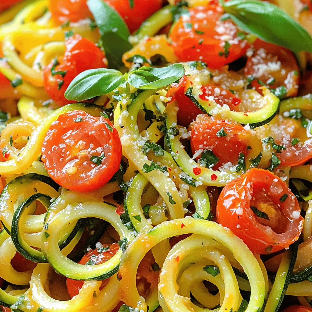 Healthy Tomato Zucchini Pasta Simple and Flavorful Dish