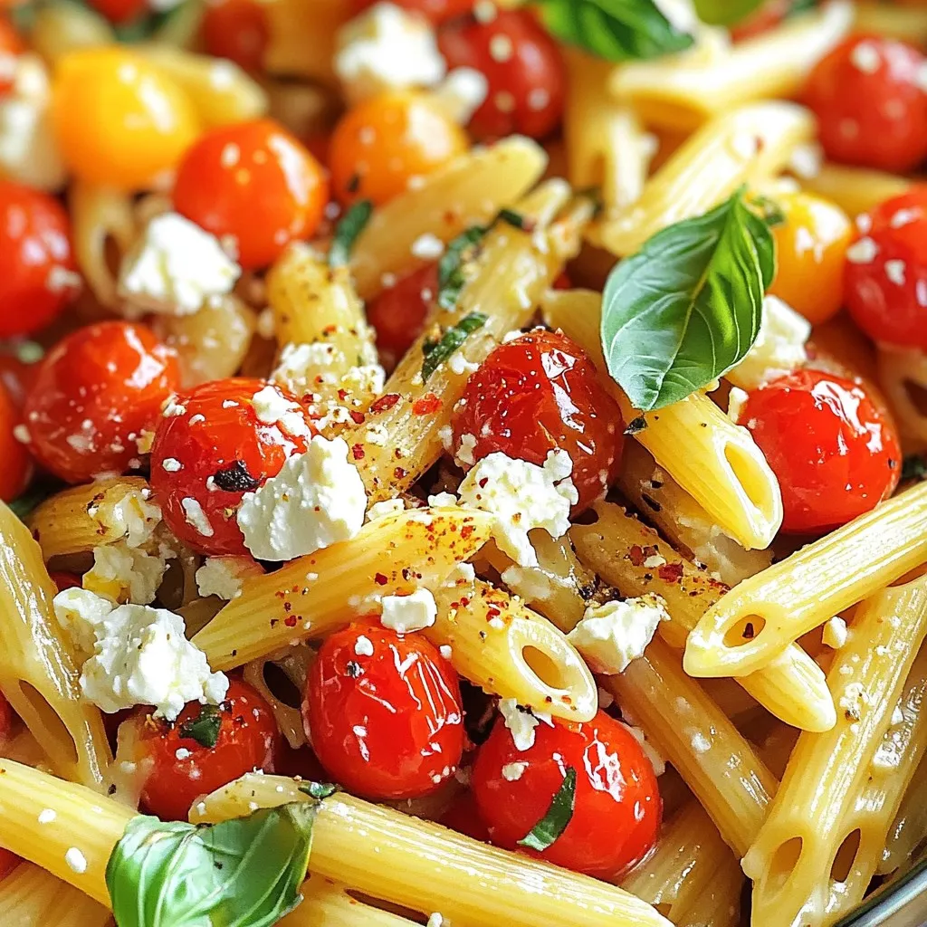 TikTok Feta Roasted Tomato Pasta Delight Recipe