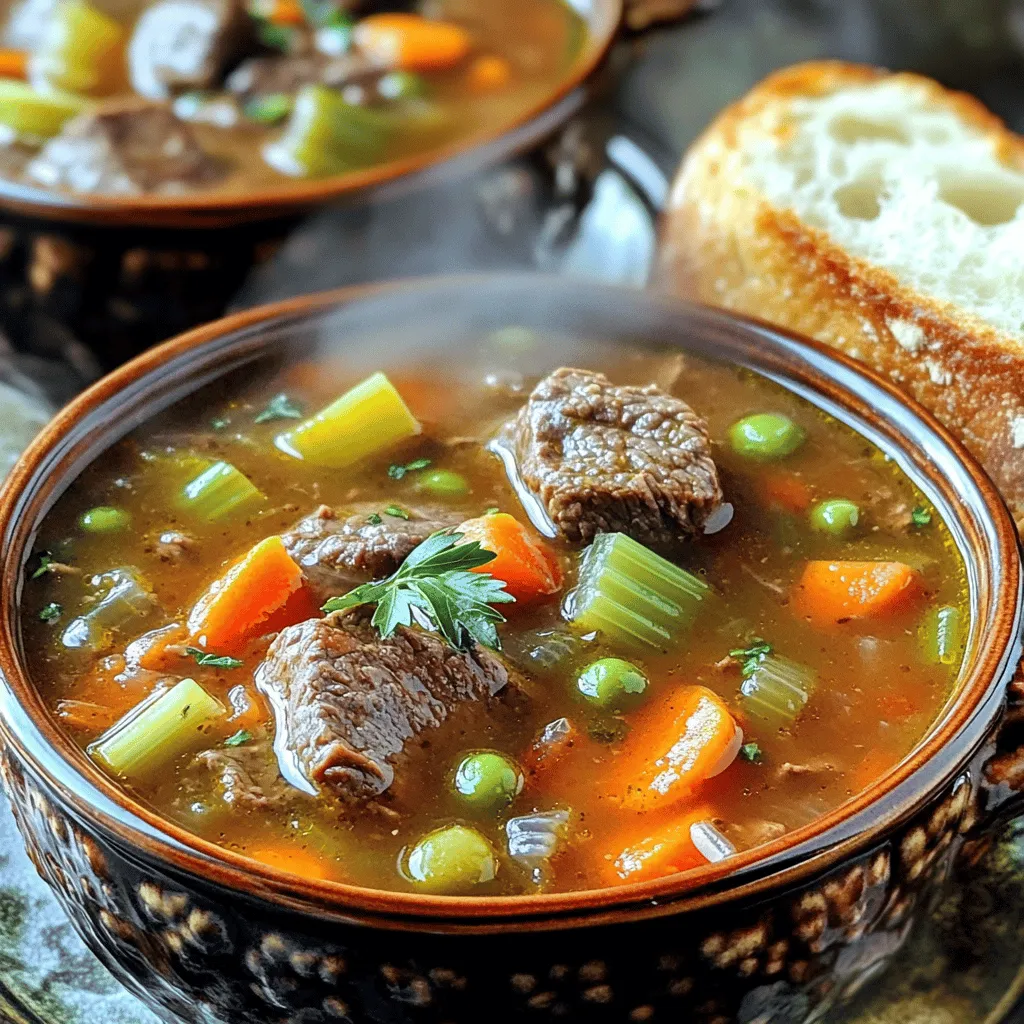 My Mom&#8217;s Old Fashioned Vegetable Beef Soup Delight