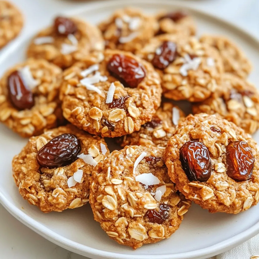 Ingredient Date Cookies Simple and Nutritious Treat