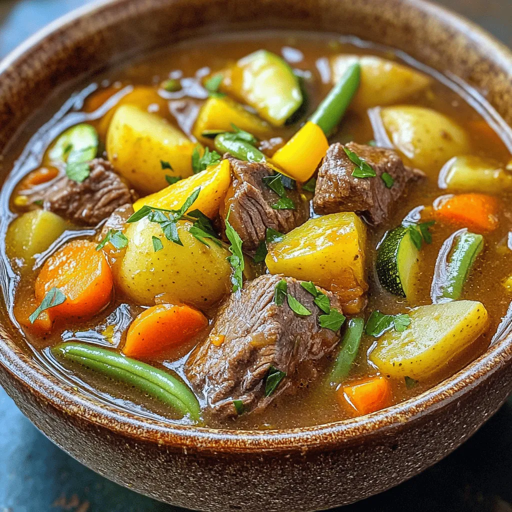 Crockpot Summer Beef Stew Simple and Flavorful Recipe