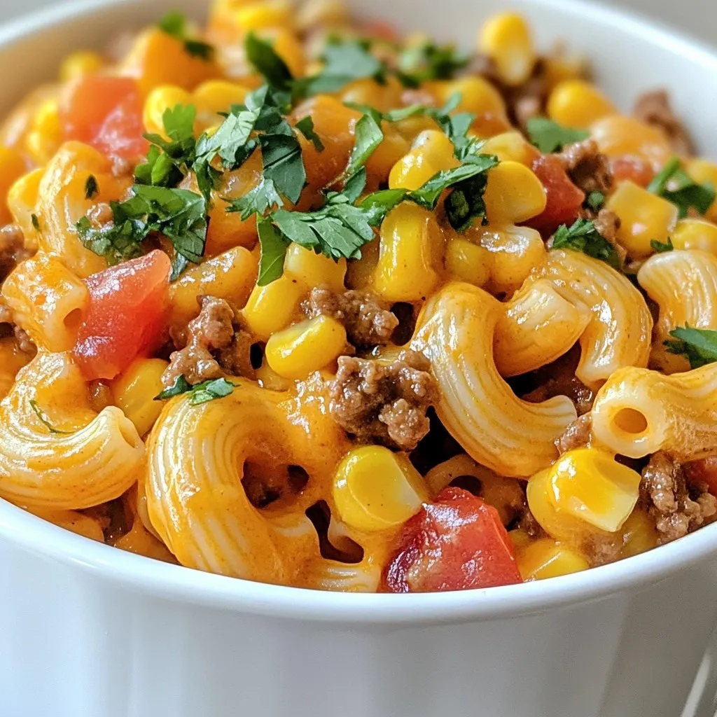 One-Pot Cheesy Taco Pasta Easy Weeknight Meal