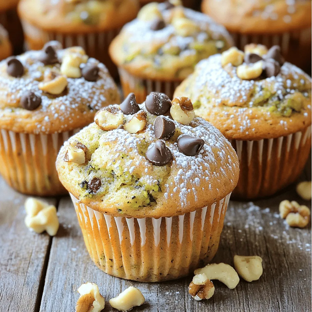 Banana Zucchini Muffins Healthy and Easy Recipe