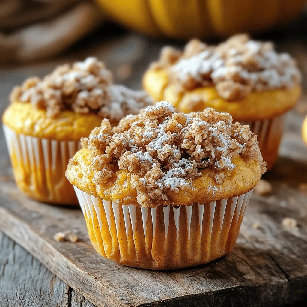 Pumpkin Streusel Muffins Delightful Fall Treat