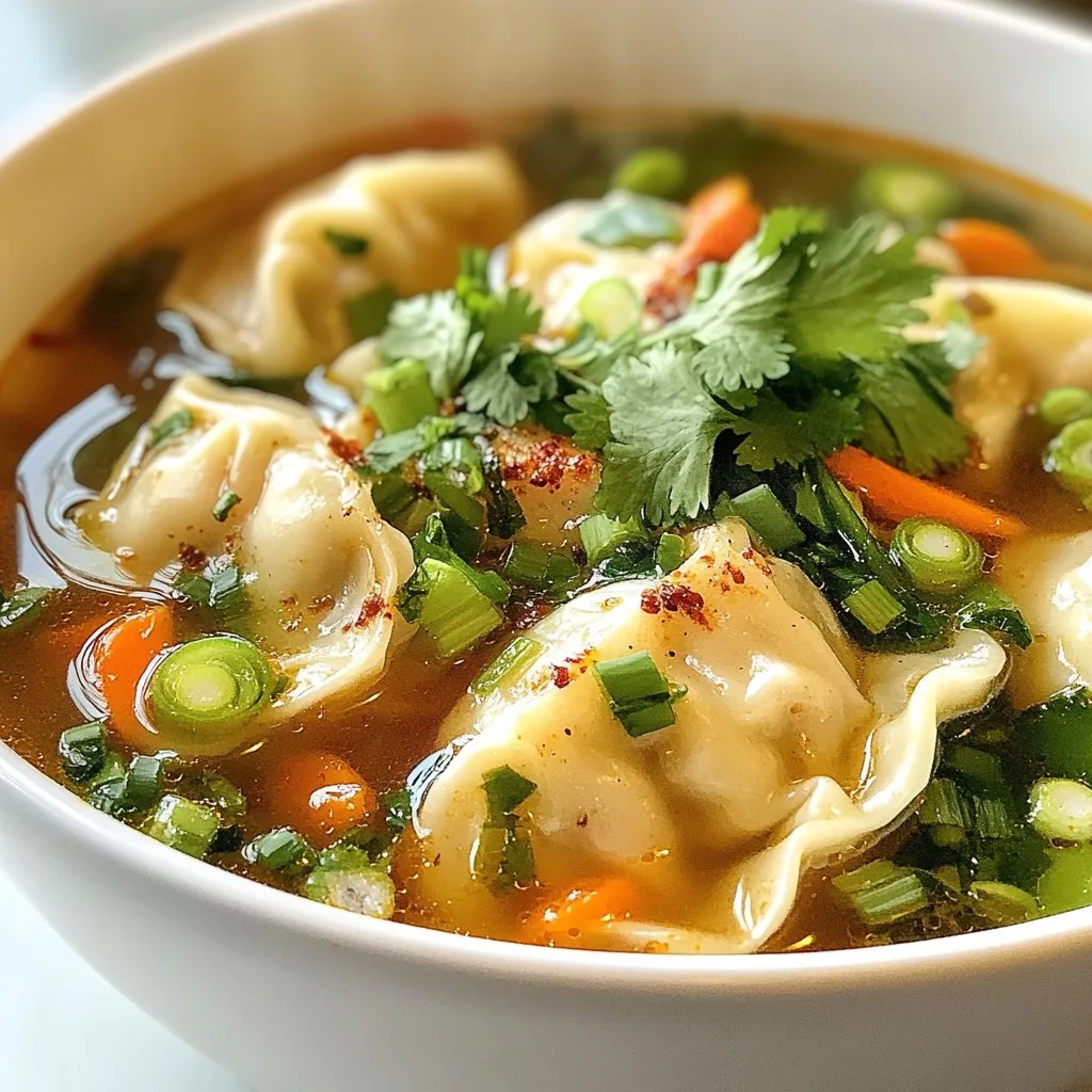 Cozy Potsticker Soup Comforting and Simple Recipe
