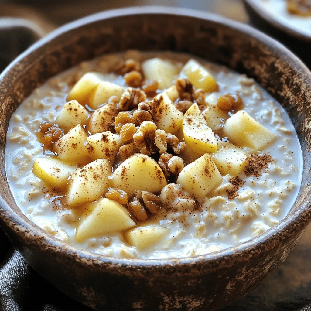 Apple Cinnamon Overnight Oats Energizing Healthy Meal