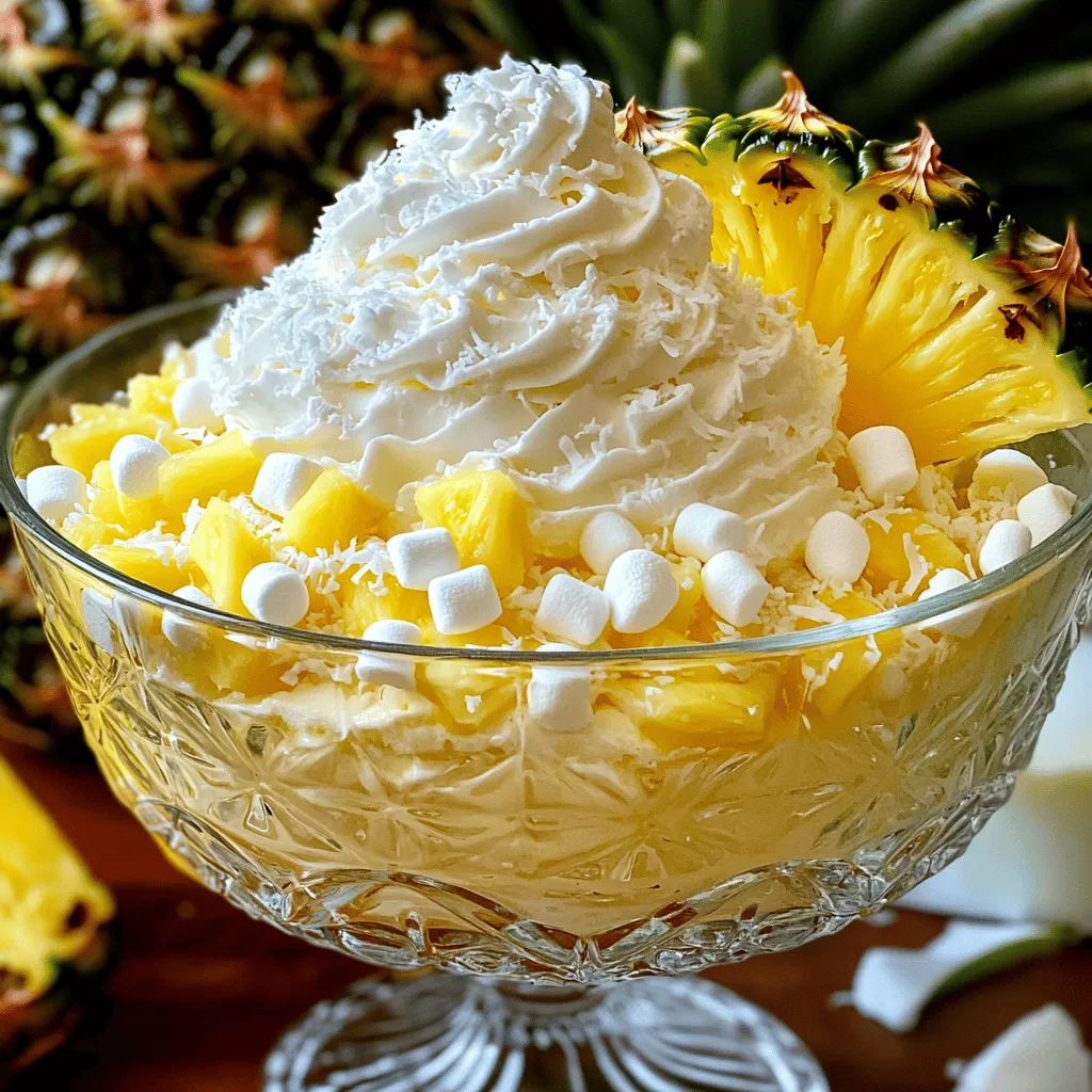 Hawaiian Cheesecake Salad Flavorful Summer Delight