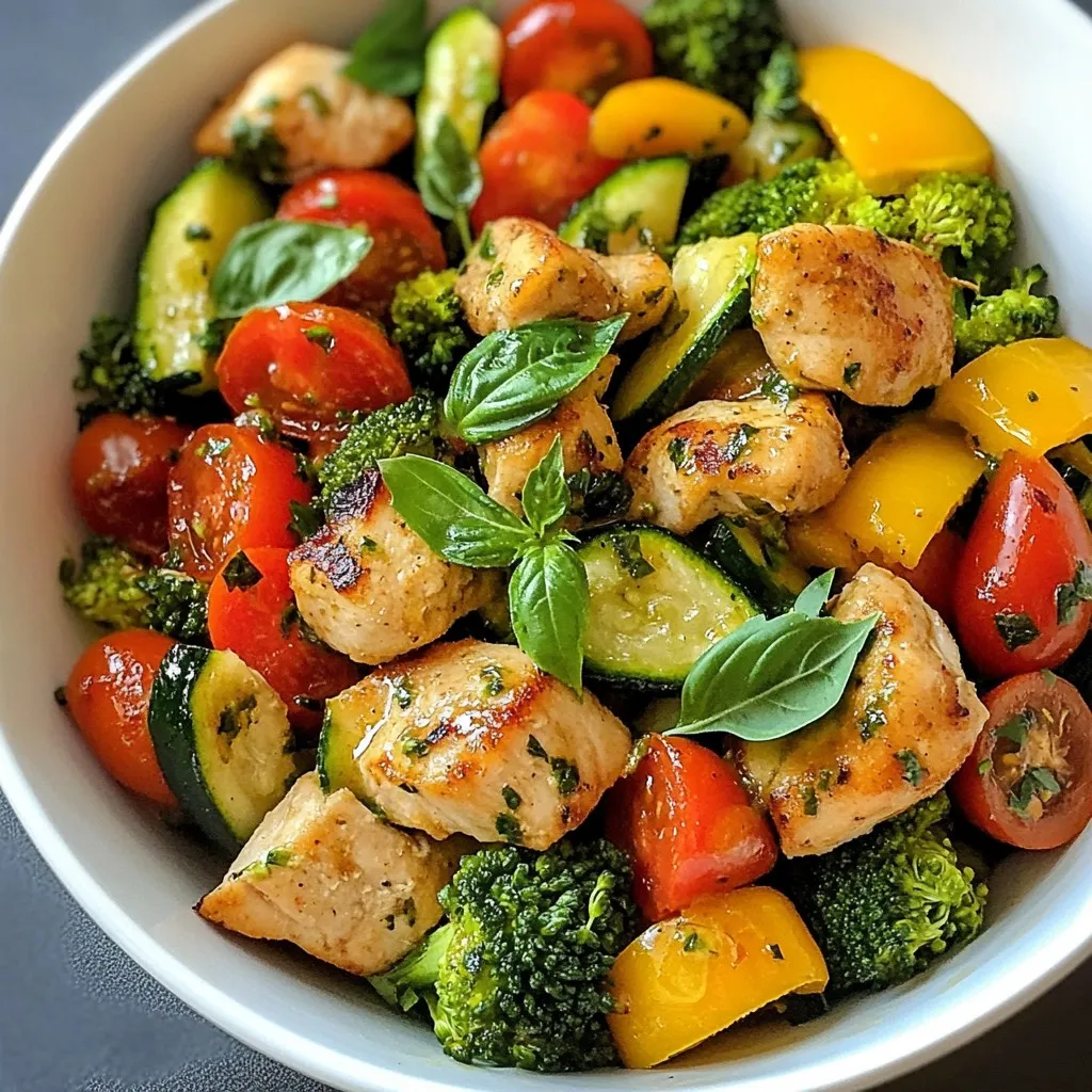 Minute Chicken &#038; Veggie Skillet Quick and Easy Meal