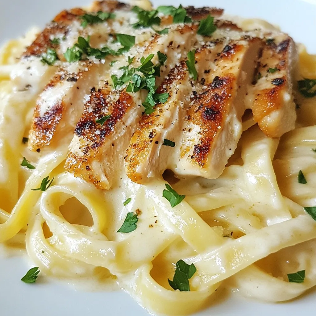 Creamy Garlic Chicken Alfredo Delicious Dinner Choice