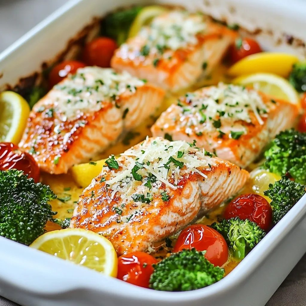 One-Pan Lemon Parmesan Salmon Flavorful Easy Meal