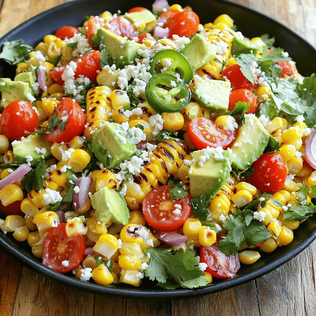 Mexican Corn Salad Fresh and Flavorful Delight