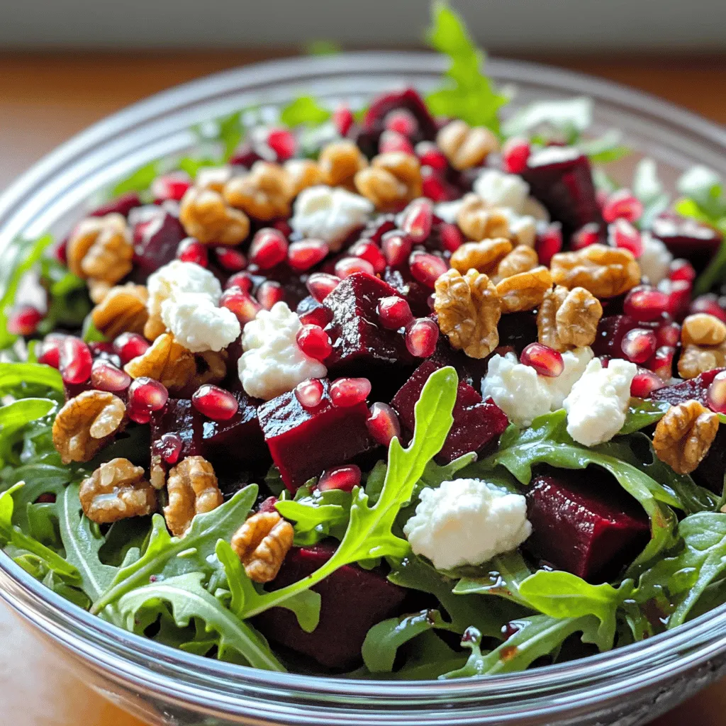Beet Salad with Arugula Fresh and Flavorful Delight