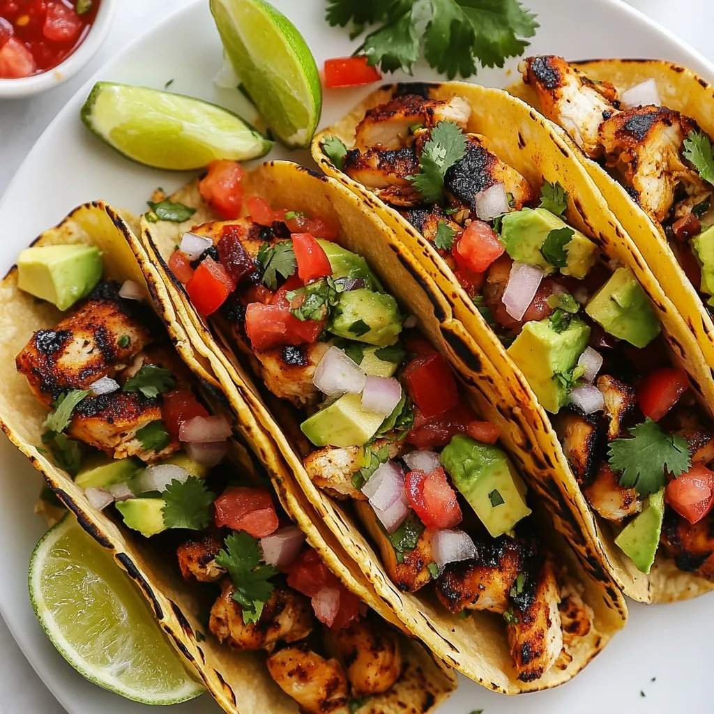 Street-Style Chicken Tacos Quick and Flavorful Recipe