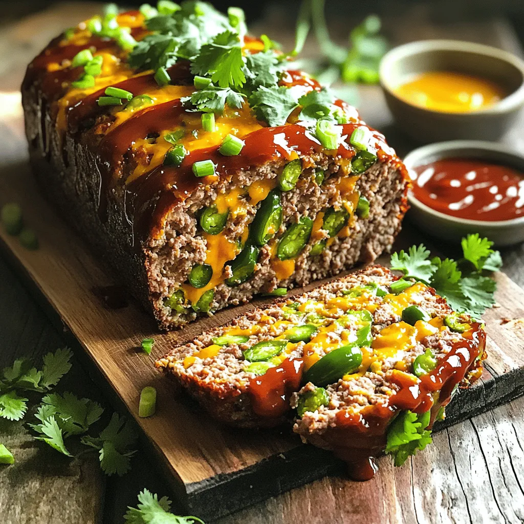 Smoky Jalapeño Popper Meatloaf Flavorful Comfort Dish