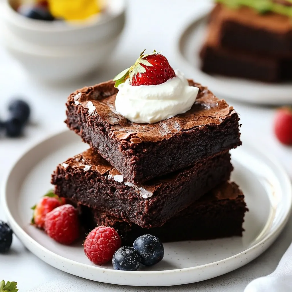 Skinny Greek Yogurt Brownies Delightful and Healthy Treat