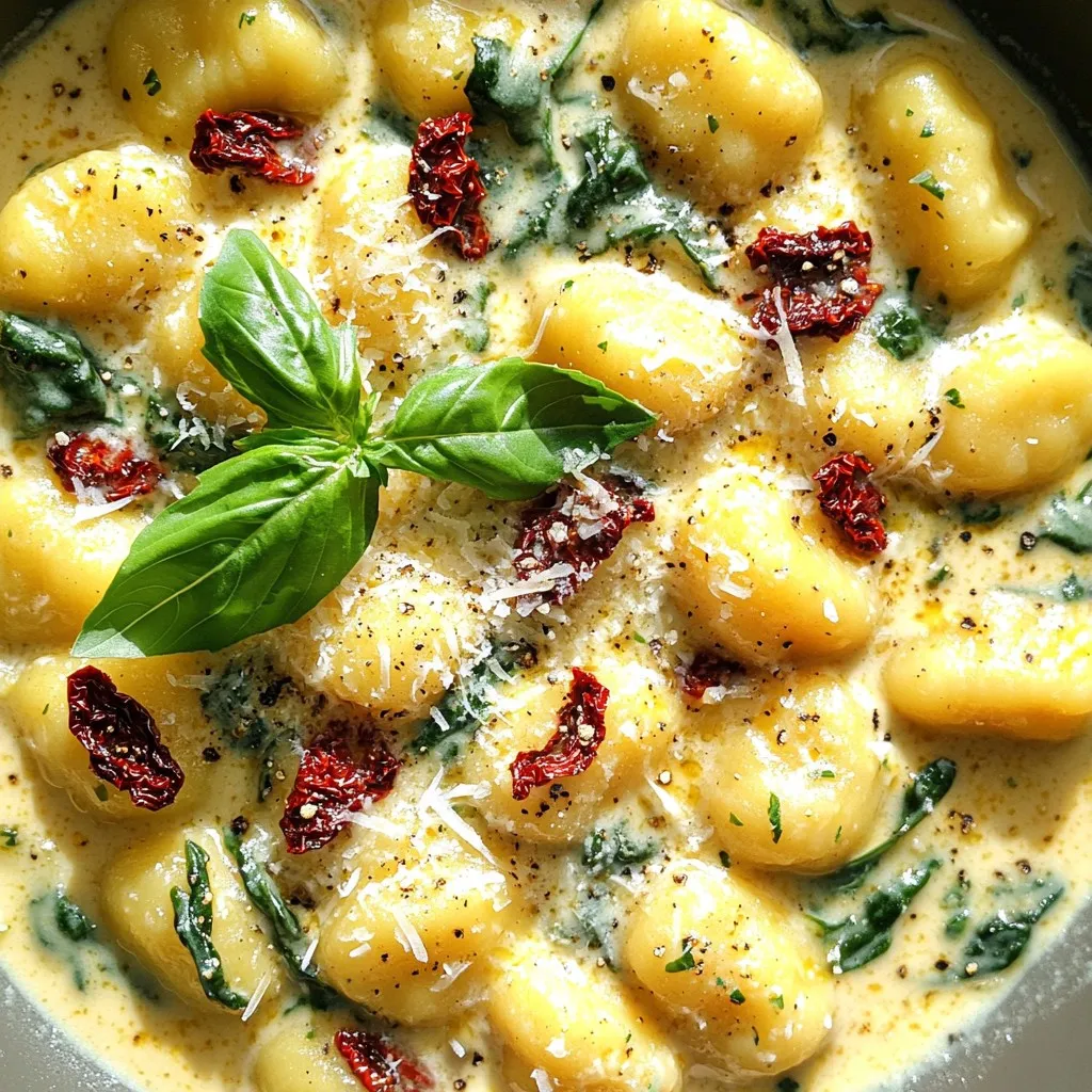 Creamy Sun-Dried Tomato Gnocchi Quick and Tasty Dish