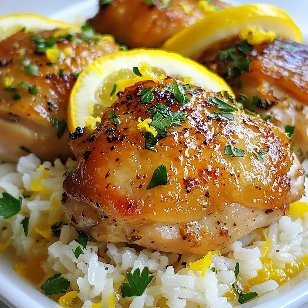 Lemon Herb Chicken and Rice Flavorful Easy Meal