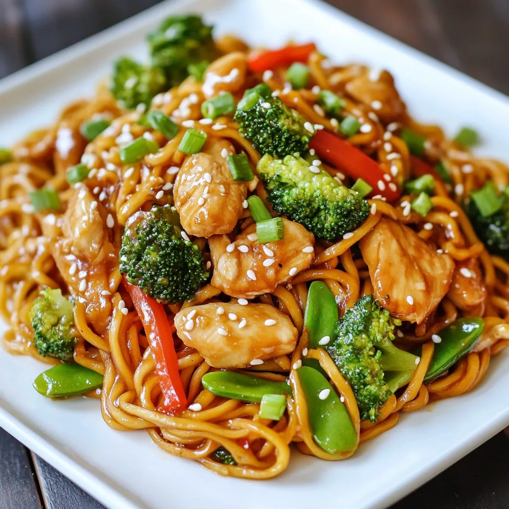 Easy Chicken Lo Mein Quick and Flavorful Meal