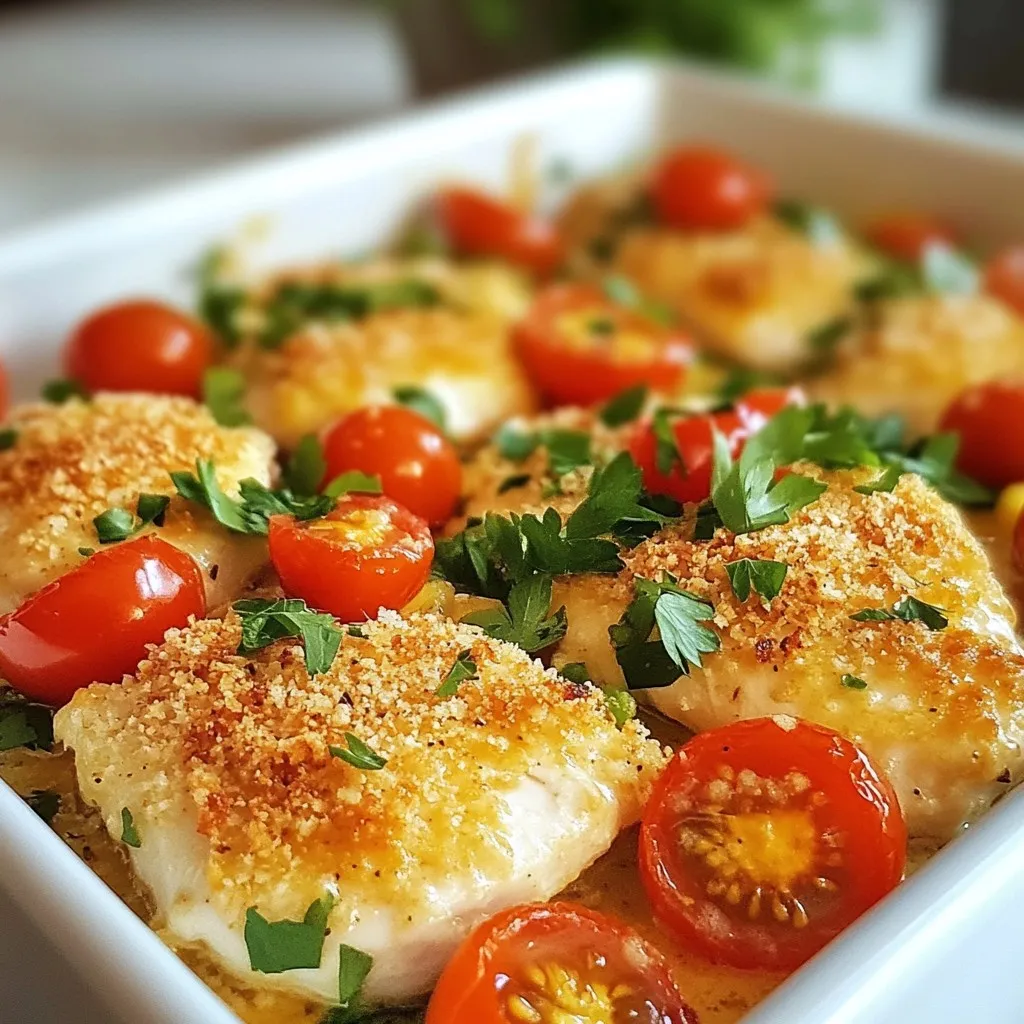 Garlic Parmesan Chicken Bake Simple and Tasty Dish