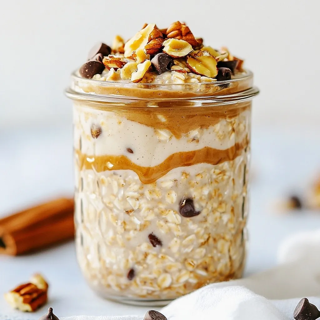 Cookie Dough Overnight Oats Simple and Tasty Recipe