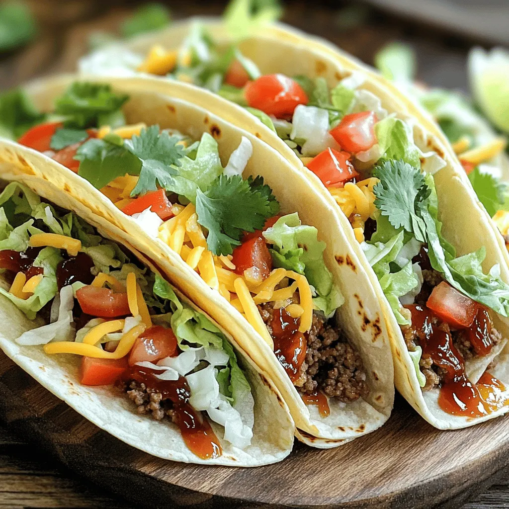 Garlic Butter Honey BBQ Beef Tacos Tasty and Simple Recipe