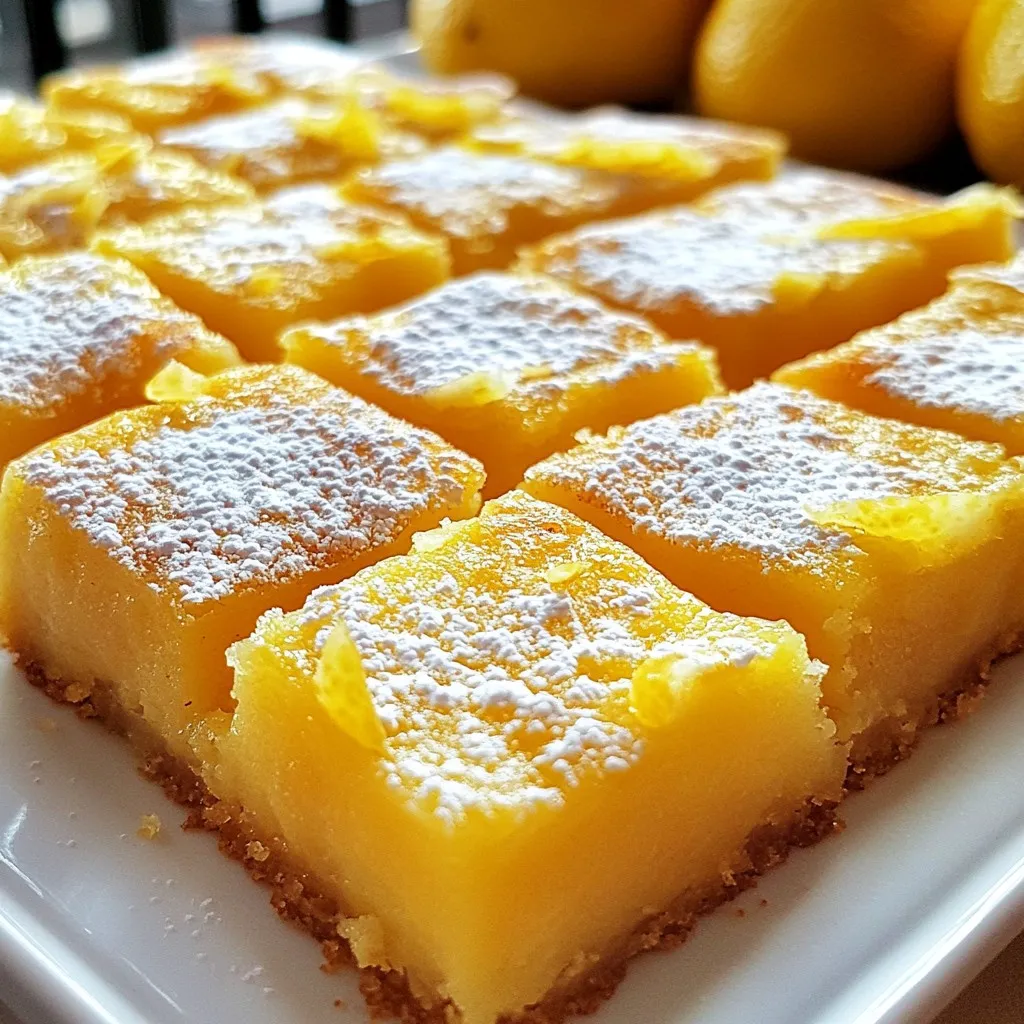 Bright Lemon Brownies Delightful and Tangy Treat