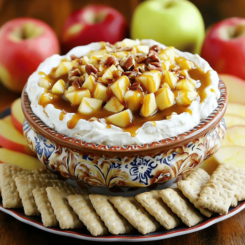 Easy Caramel Apple Cheesecake Dip Simple and Delicious