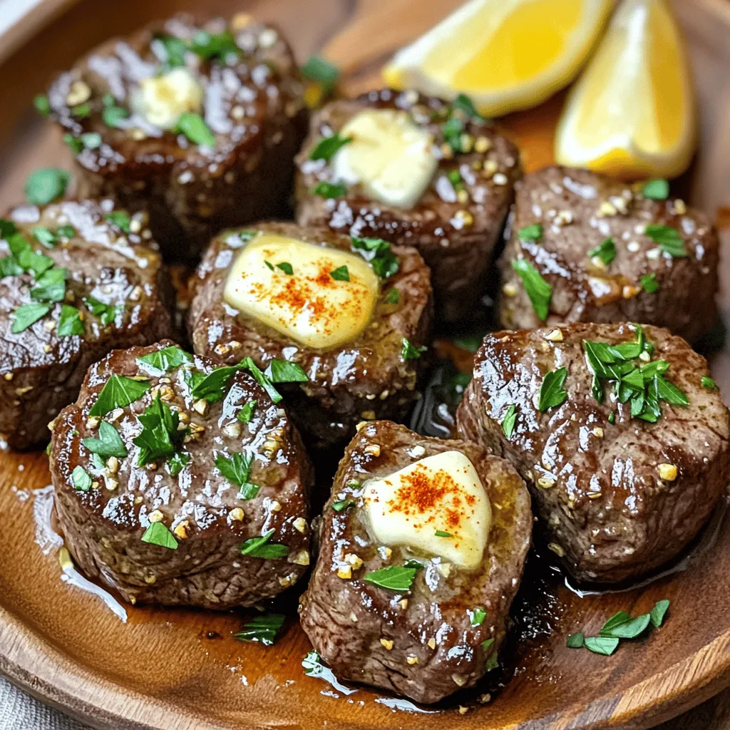 Air Fryer Garlic Butter Steak Bites Tender and Flavorful