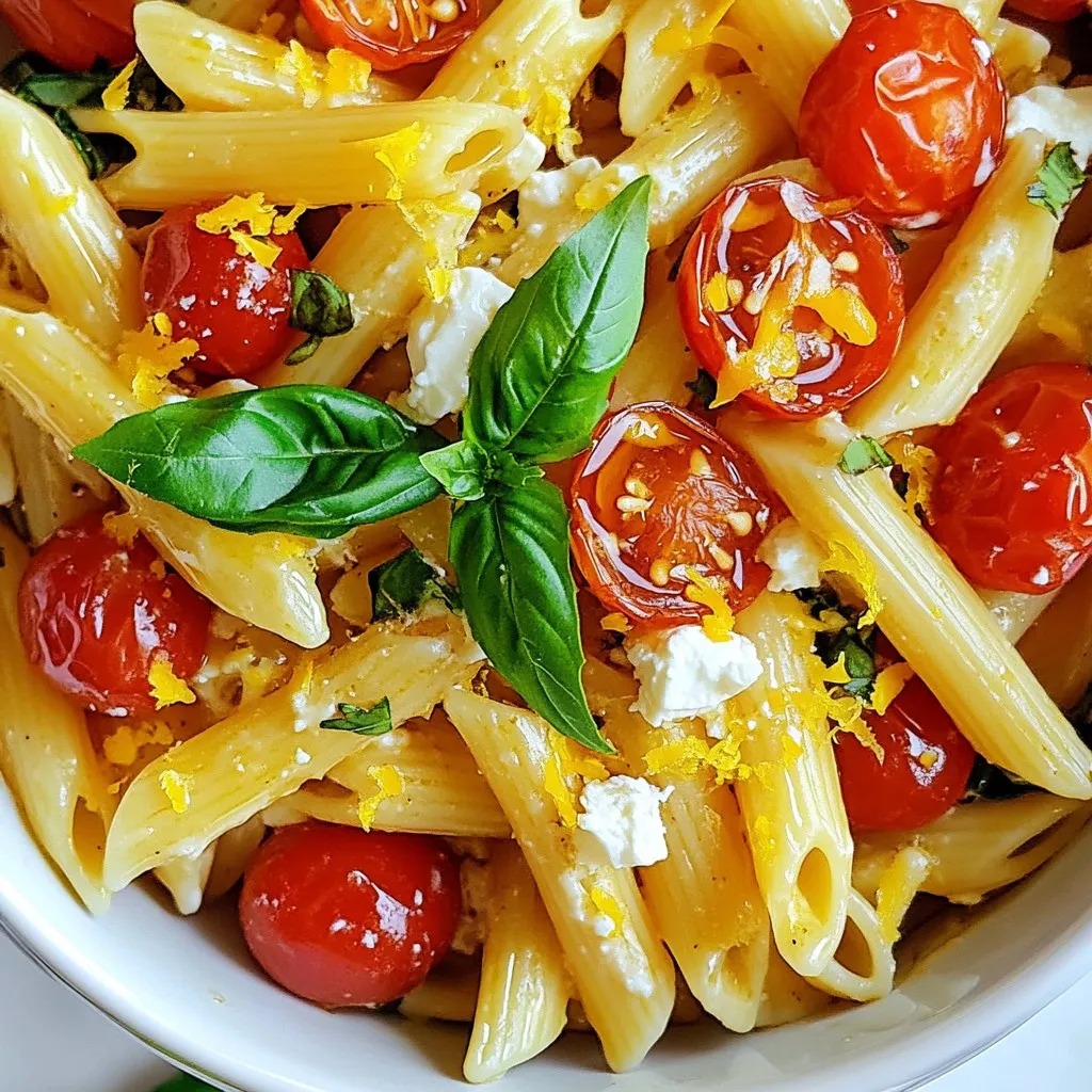TikTok Feta Tomato Pasta Simple and Flavorful Delight