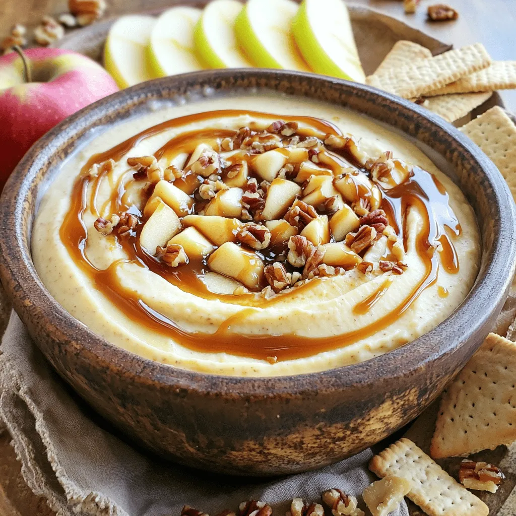 Caramel Apple Cheesecake Dip Delicious Party Treat