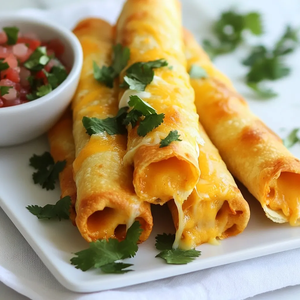 Cheesy Chicken Taquitos Flavorful and Simple Recipe