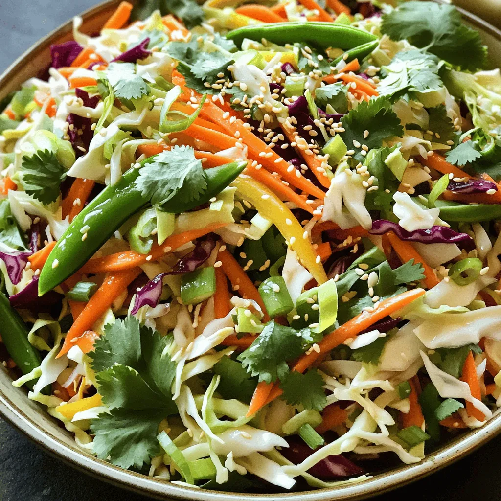 Crunchy Asian Slaw Fresh and Flavorful Side Dish