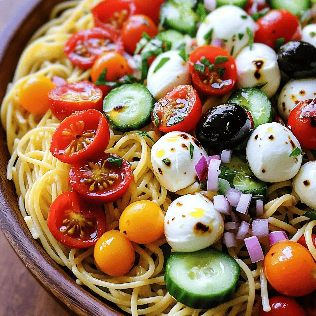 Spaghetti Salad Recipe Fresh and Flavorful Dish