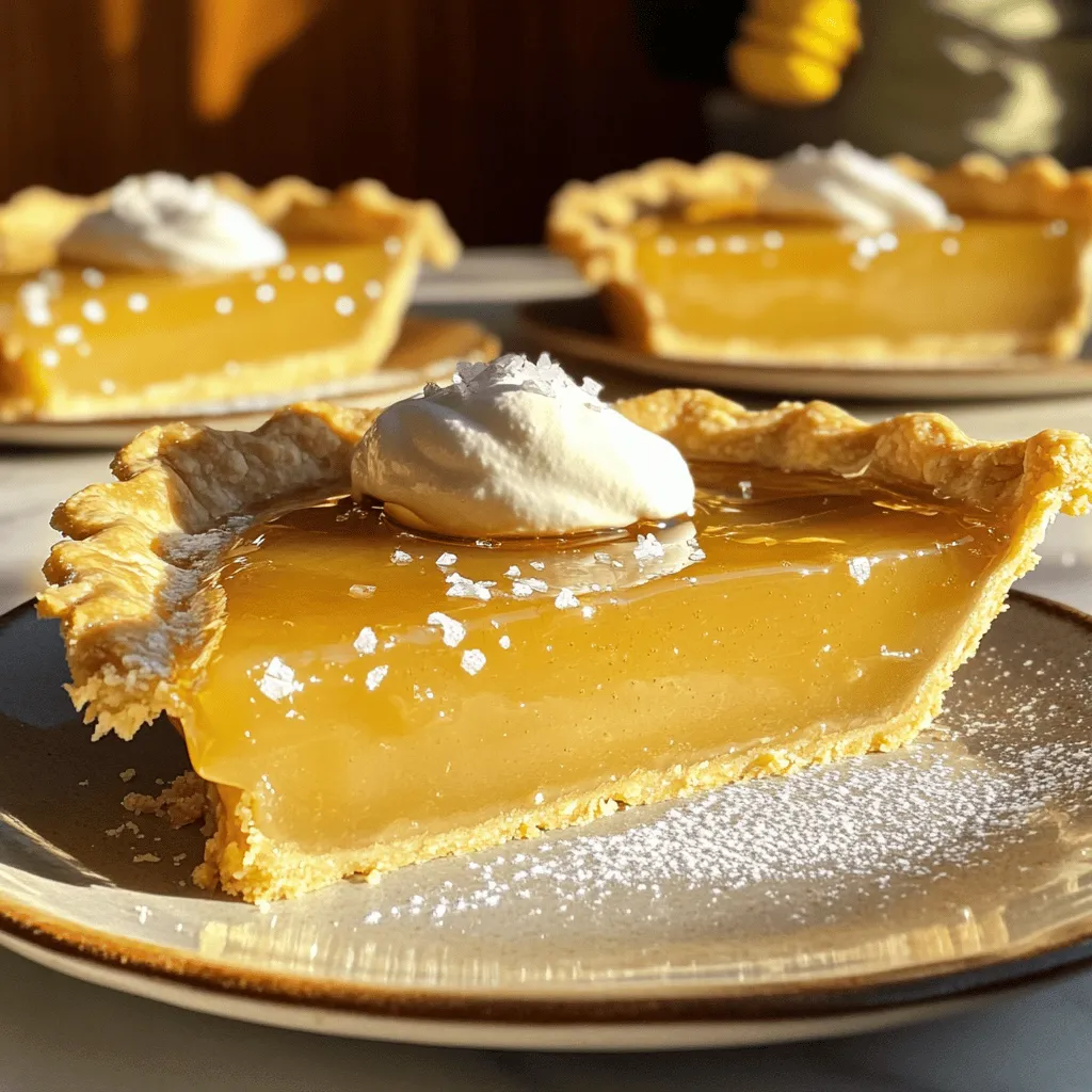 Salted Honey Pie Irresistible Dessert Delight