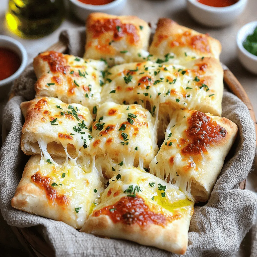 Cheesy Garlic Pull-Apart Flatbread Simple and Tasty