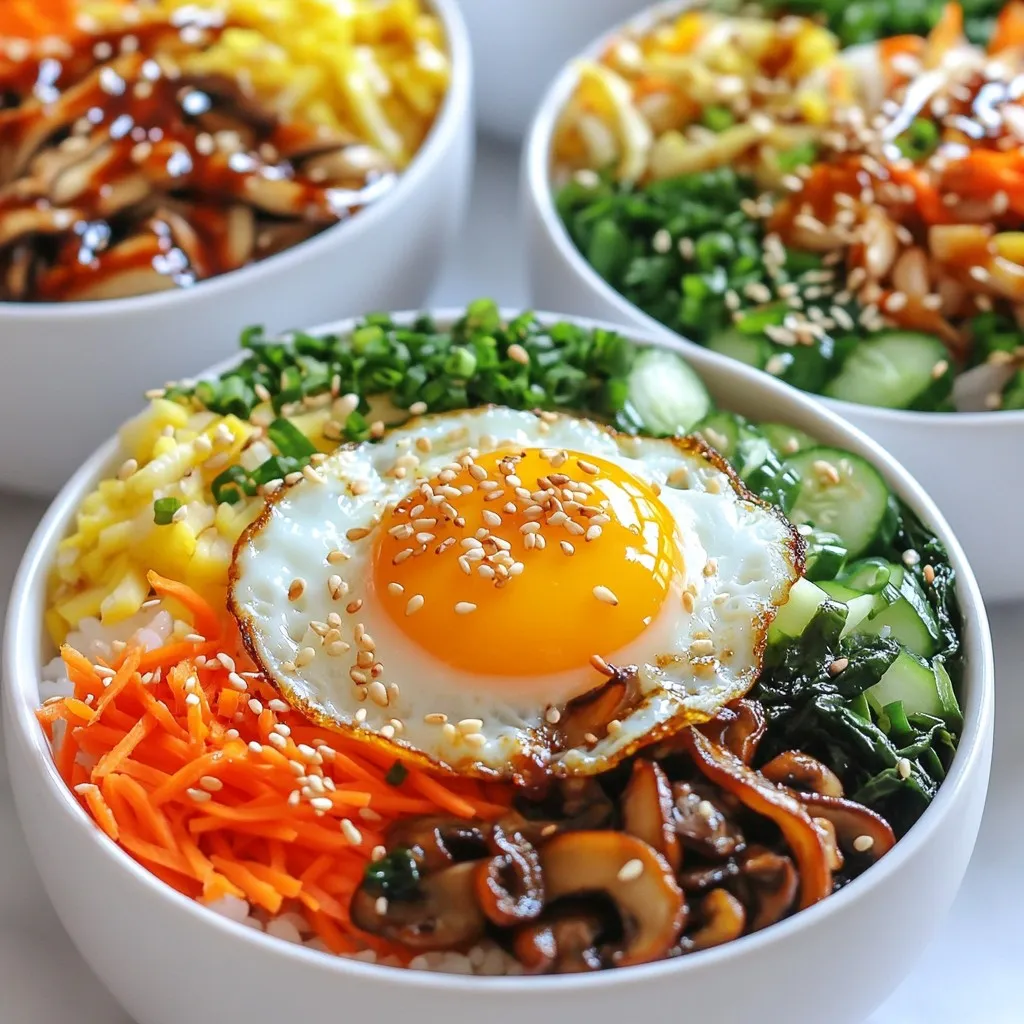 Easy Korean Bibimbap Bowls Flavorful and Satisfying Meal