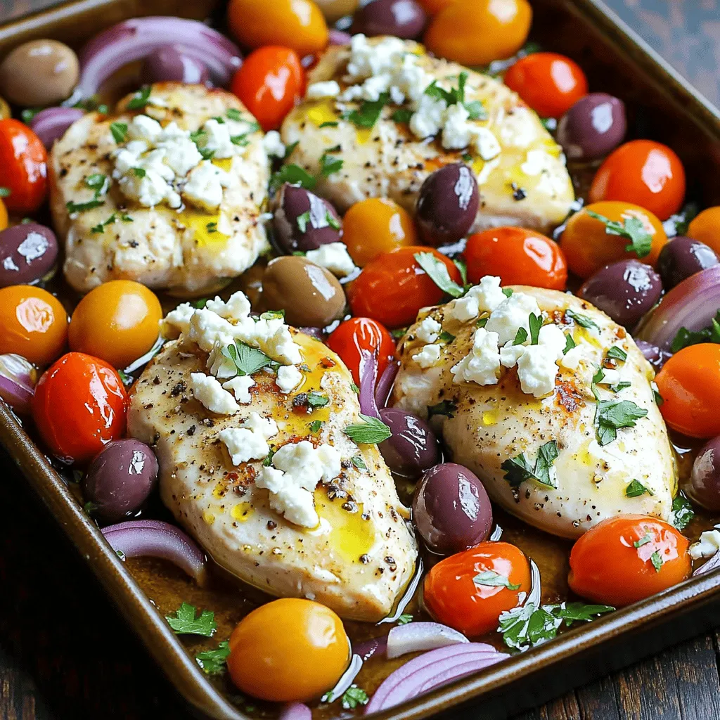 Sheet-Pan Mediterranean Feta Chicken Flavor Boost