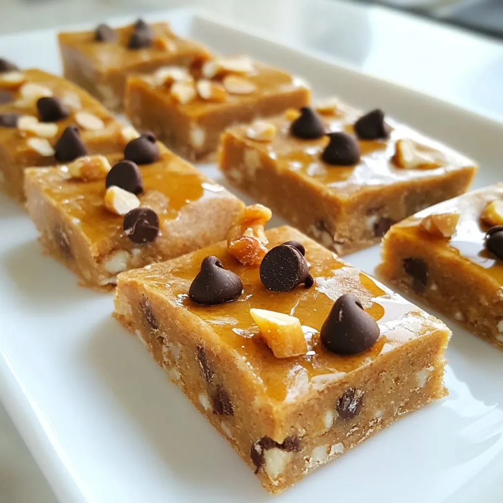 Greek Yogurt Peanut Butter Protein Bars Packed with Protein