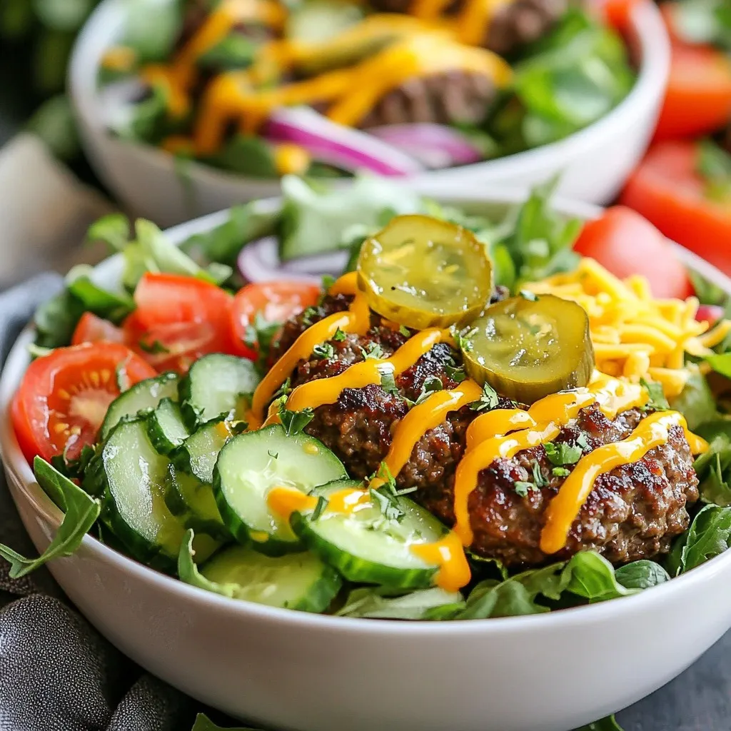 Low-Carb Burger Bowls Fresh and Flavorful Meal Prep