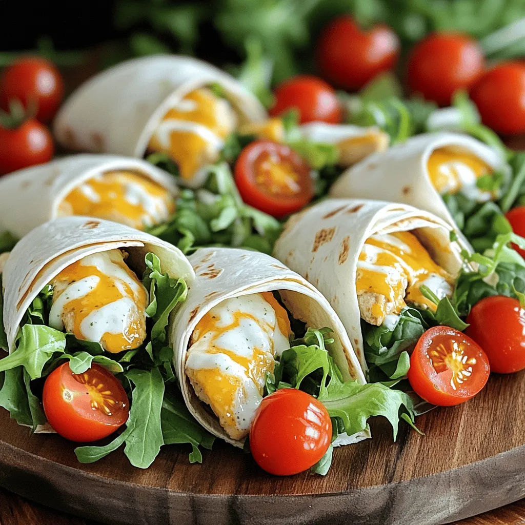 Cheesy Garlic Chicken Wraps Flavorful and Simple Meal