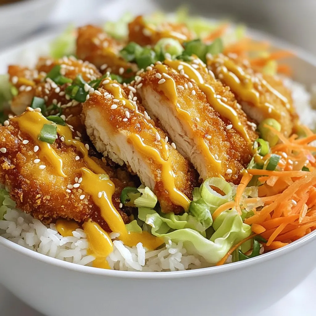 Crispy Chicken Katsu Bowls Flavorful and Easy Meal