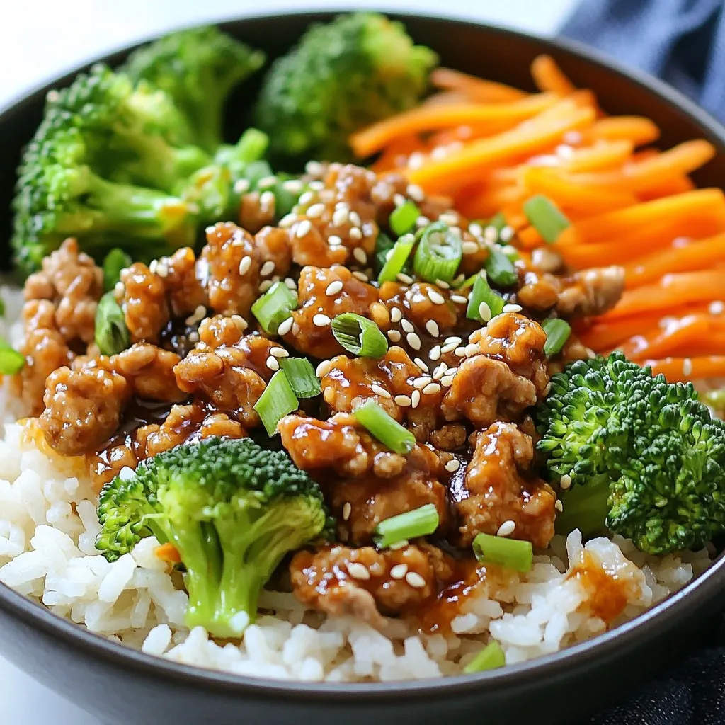 Teriyaki Turkey Rice Bowls Flavorful and Easy Recipe
