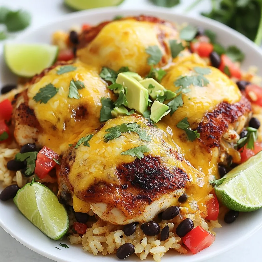 One-Pan Pollo Loco Chicken &#038; Queso Rice Delight